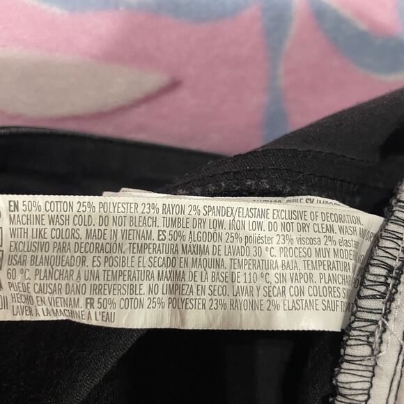 Forever 21 Solid Black Whimsigoth Tie Up Mini Skirt Juniors Size Small - Picture 3 of 5